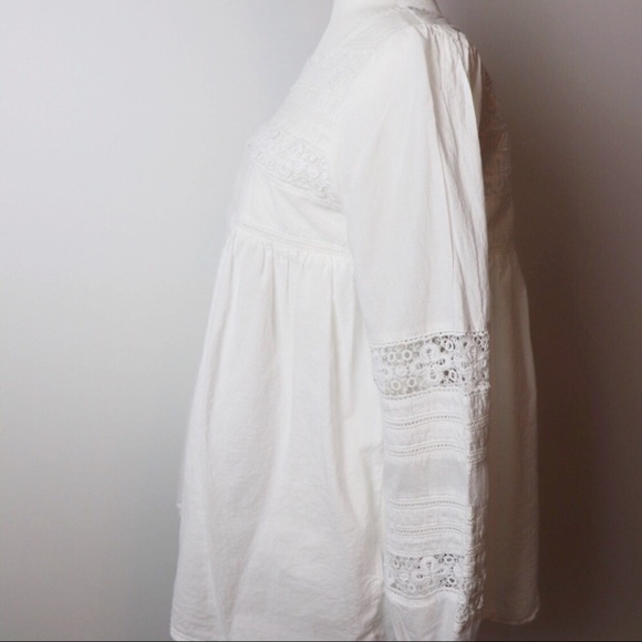 Eri + Ali White Anthropology Blouse - Picture 2 of 5